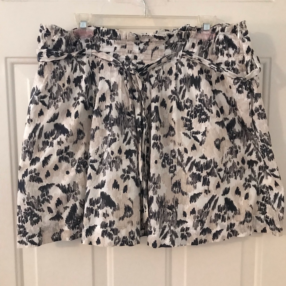 Old Navy Animal Print A-Line Skirt, Size 12